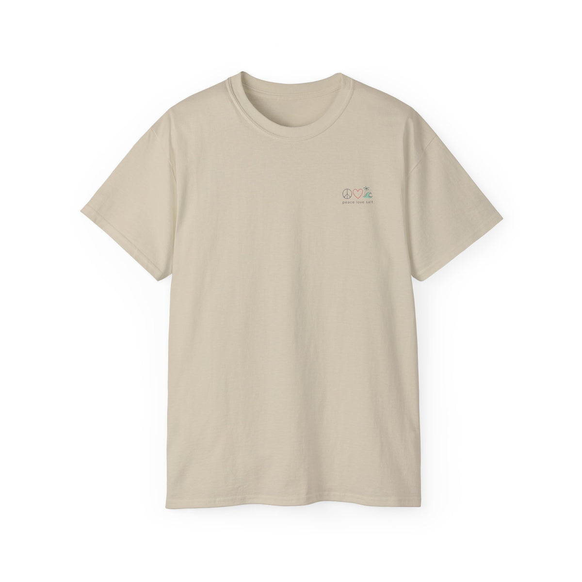 Salty Air Wave Tee — Beach Surf Graphic T-Shirt PLS Collection