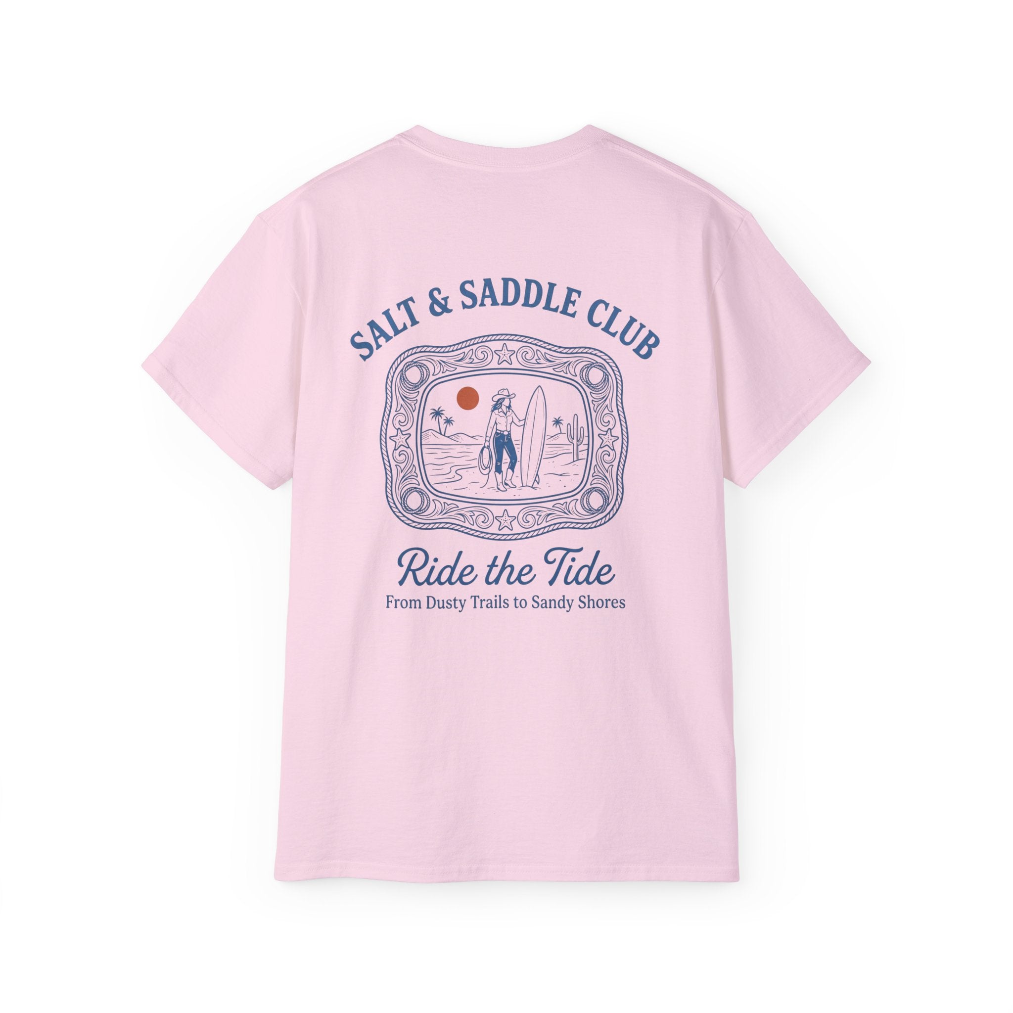 Salt & Saddle Club "Ride the Tide" Tee — Coastal Cowgirl