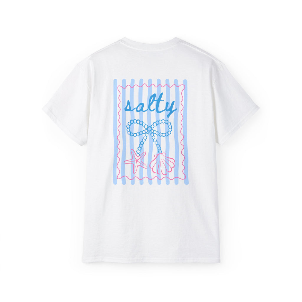 Salty Vibes Nautical Tee — Beach Rope & Starfish Graphic T-Shirt  Salty Girl Collection