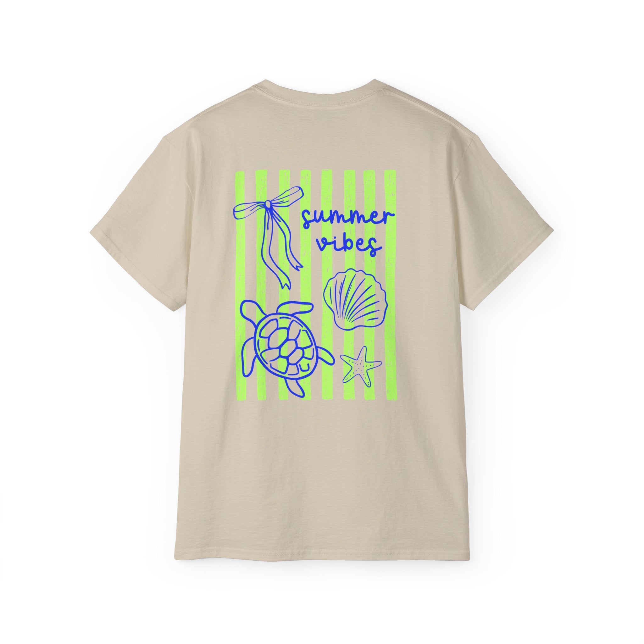 Summer Vibes Sea Turtle Tee-Sunshine Collection