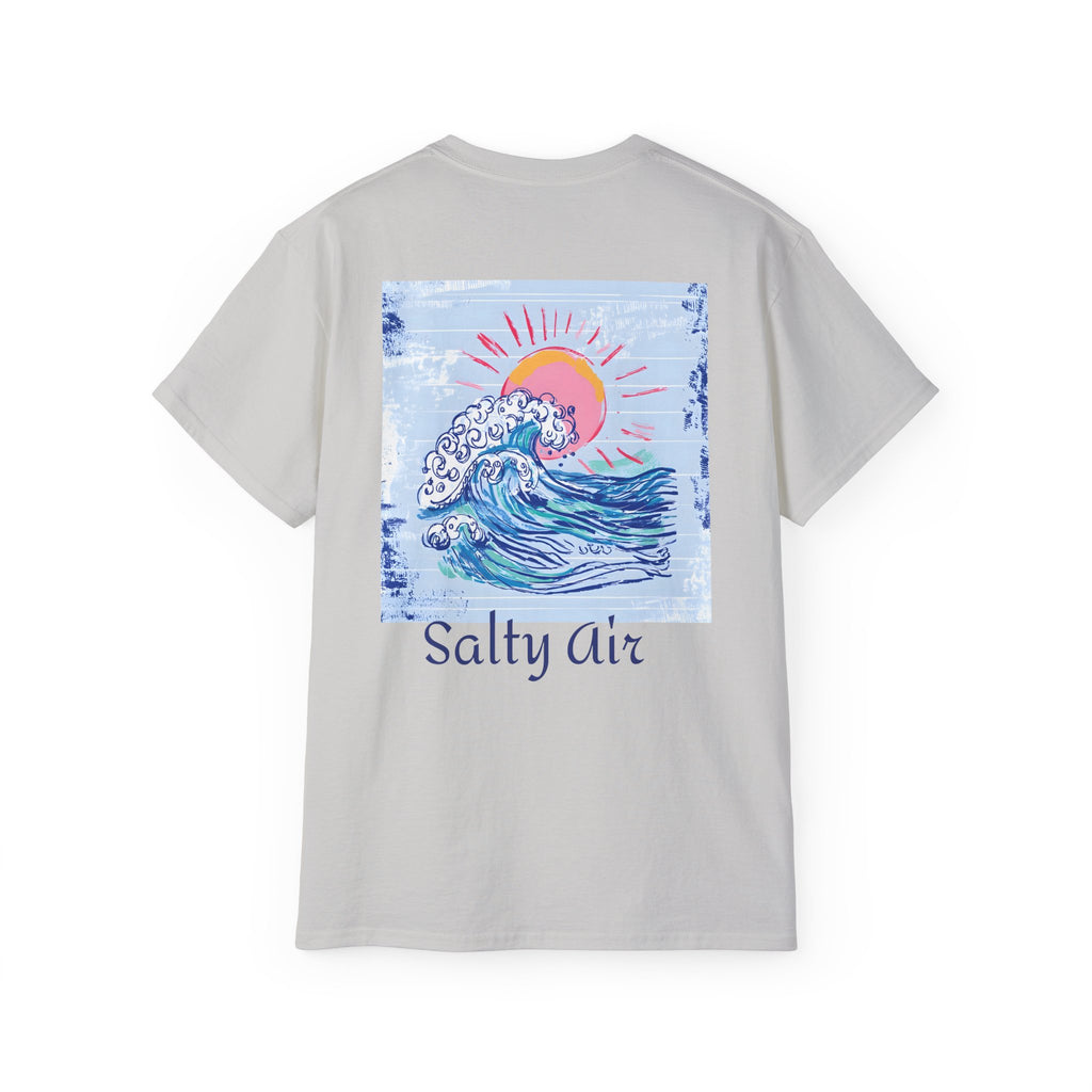 Salty Air Wave Tee — Beach Surf Graphic T-Shirt PLS Collection