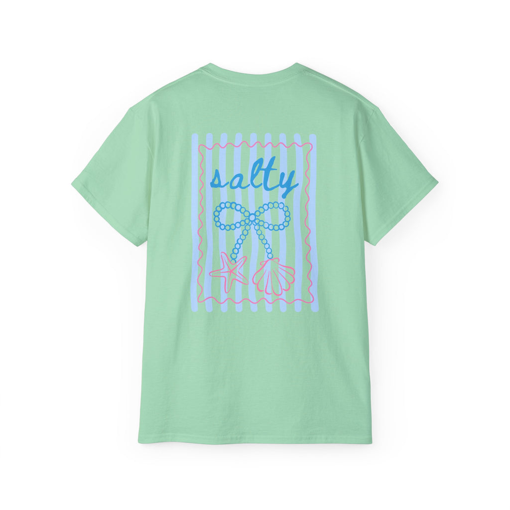 Salty Vibes Nautical Tee — Beach Rope & Starfish Graphic T-Shirt  Salty Girl Collection