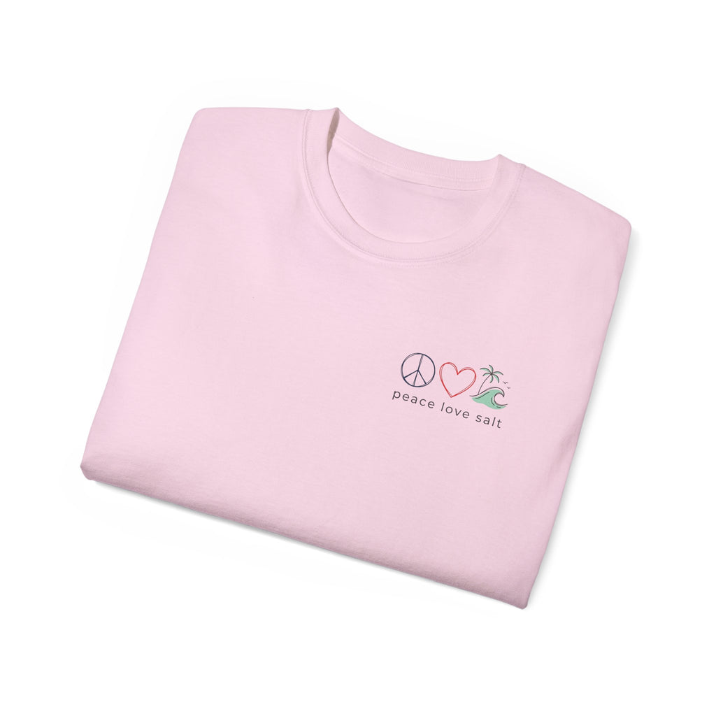 Beach Vibes Tee — "Meet Me at the Beach" Cotton T‑Shirt Salty Girl Collection
