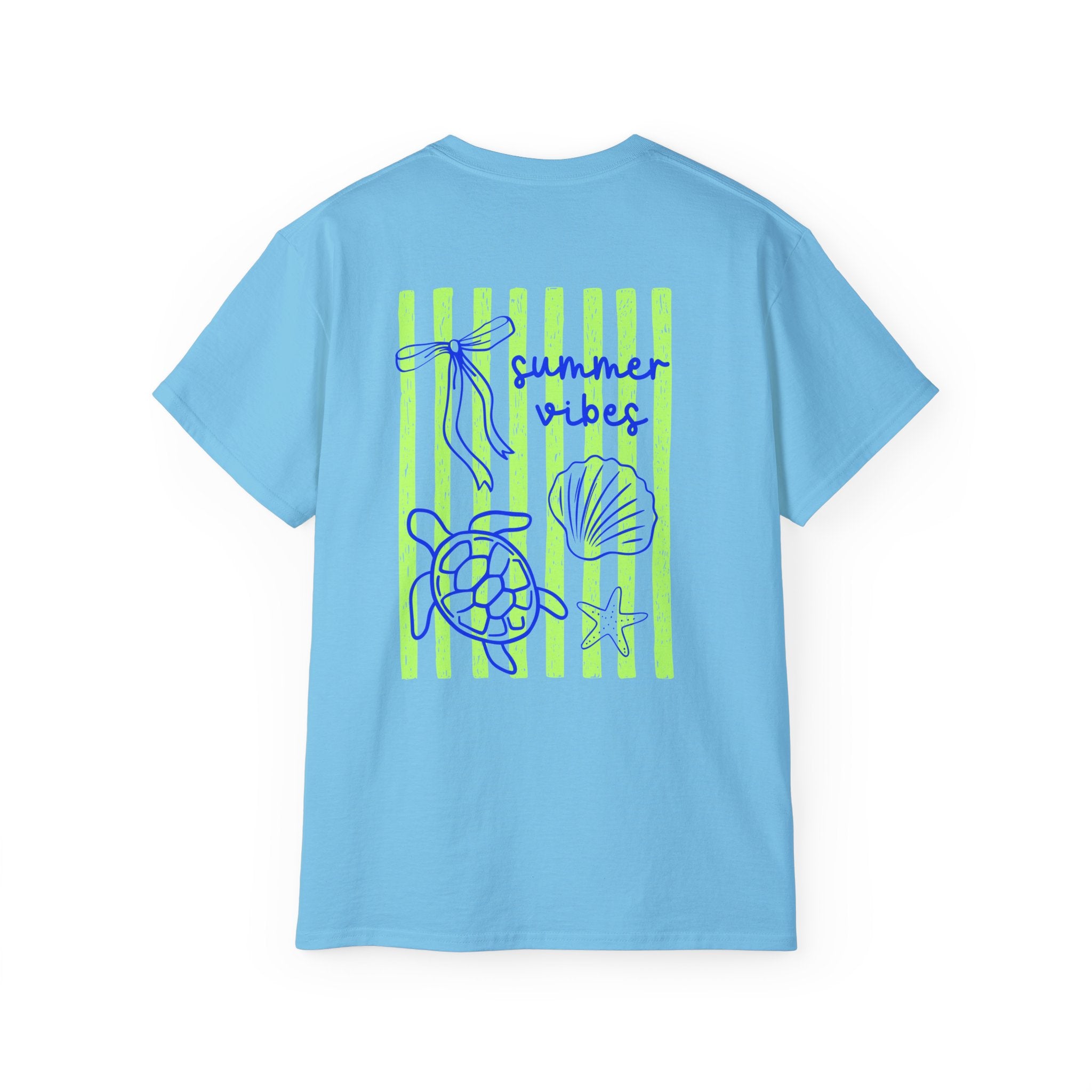 Summer Vibes Sea Turtle Tee-Sunshine Collection