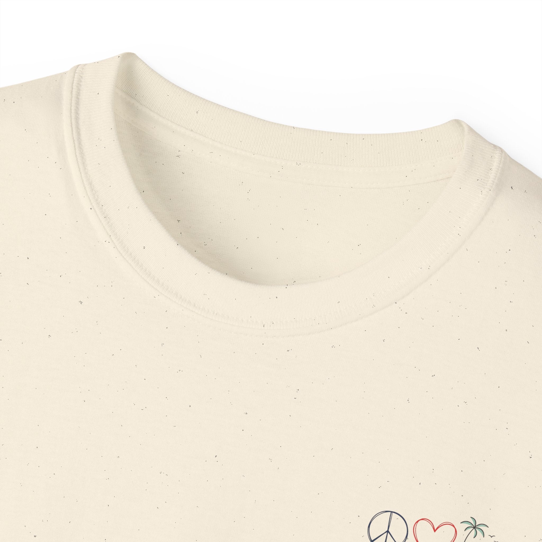 Sunset Wave Tee — Beach Graphic Cotton T-Shirt - Peace Love & salt Collection