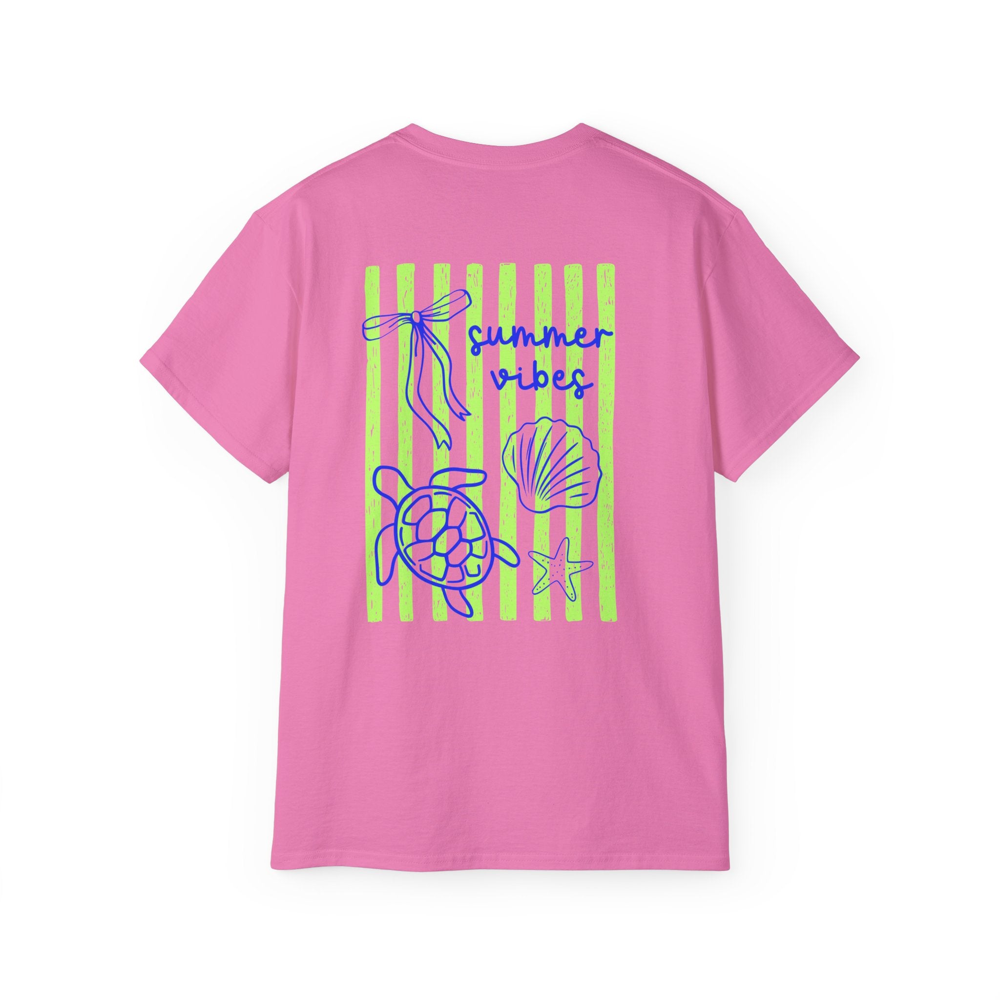 Summer Vibes Sea Turtle Tee-Sunshine Collection