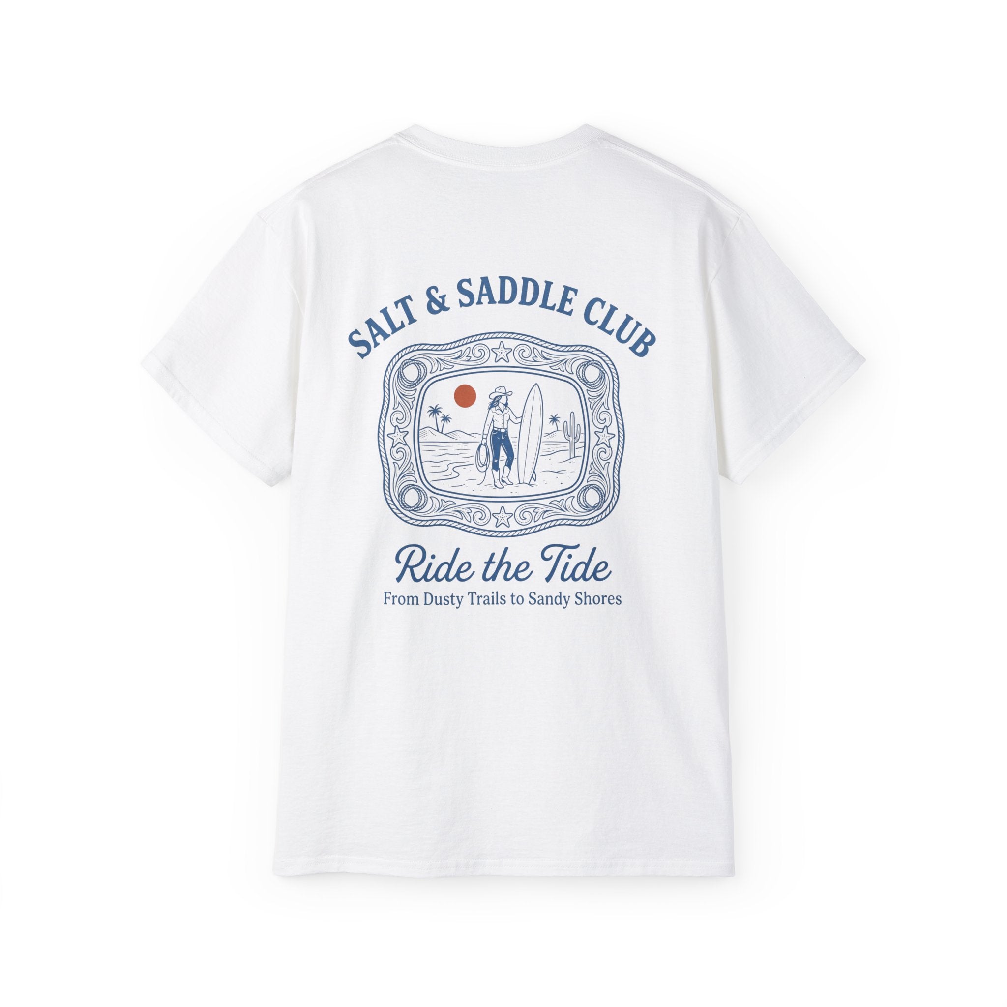 Salt & Saddle Club "Ride the Tide" Tee — Coastal Cowgirl