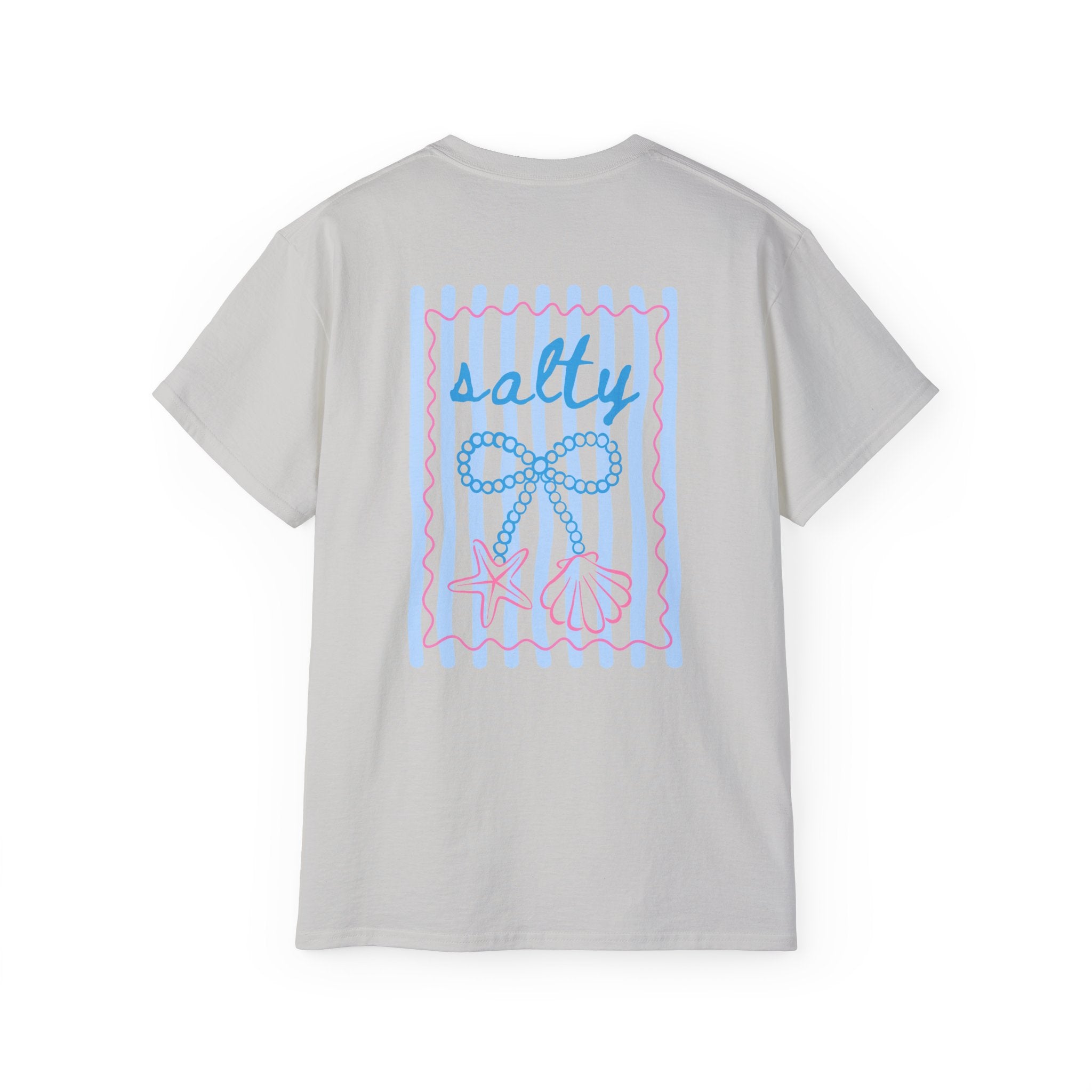 Salty Vibes Nautical Tee — Beach Rope & Starfish Graphic T-Shirt  Salty Girl Collection