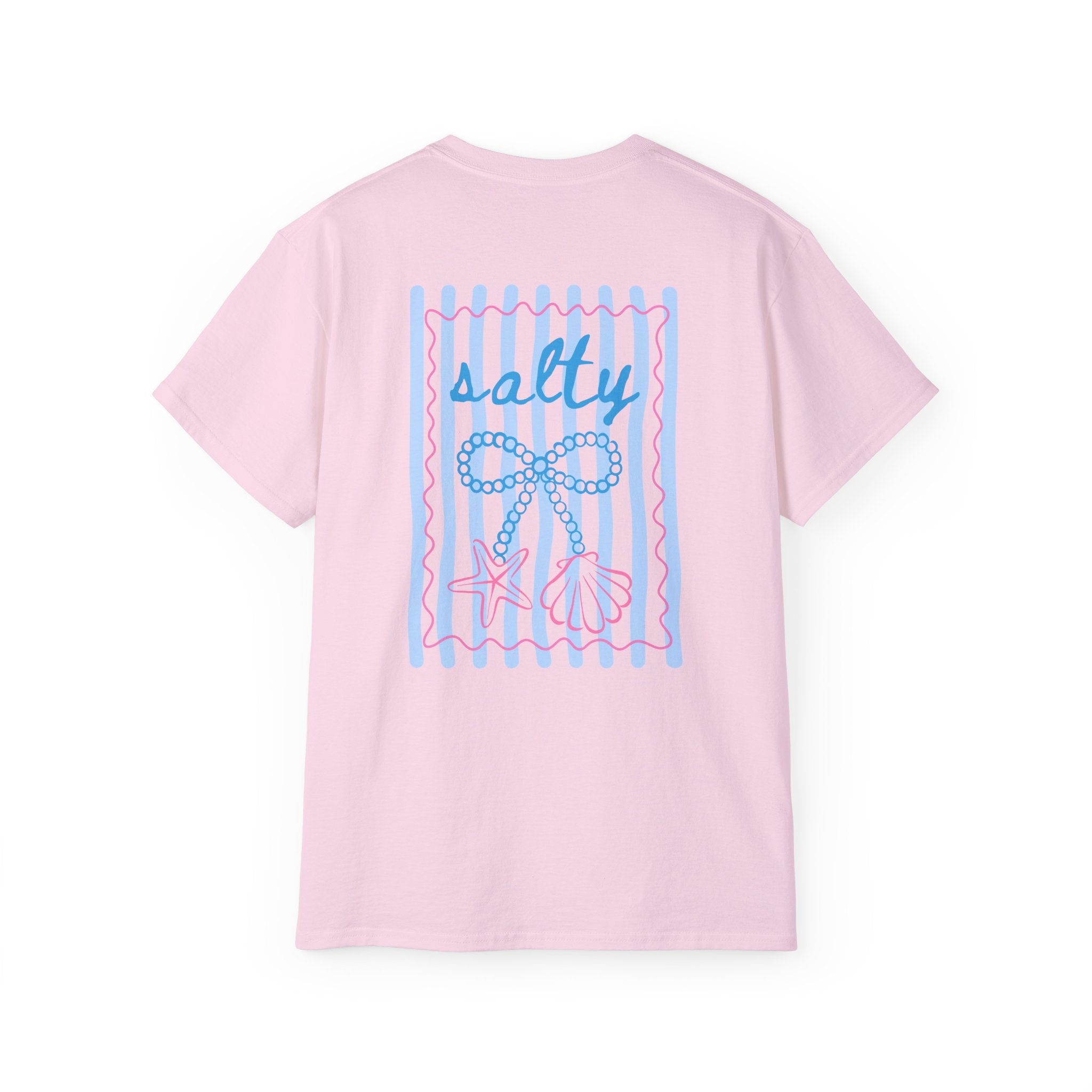 Salty Vibes Nautical Tee — Beach Rope & Starfish Graphic T-Shirt  Salty Girl Collection