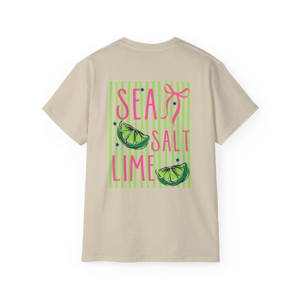 Sea Salt & Lime T-Shirt — Tropical Cocktail Graphic Tee-Sunshine Collection