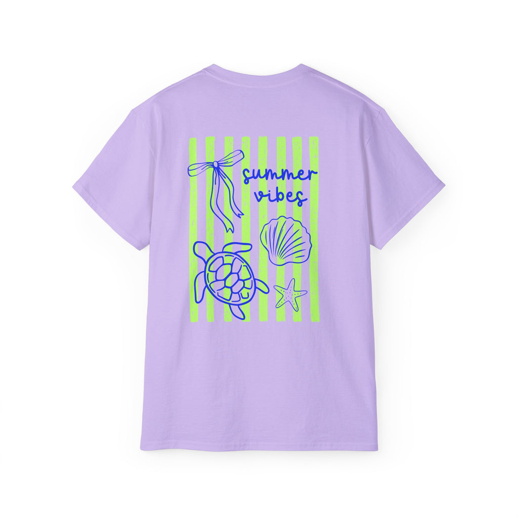 Summer Vibes Sea Turtle Tee-Sunshine Collection