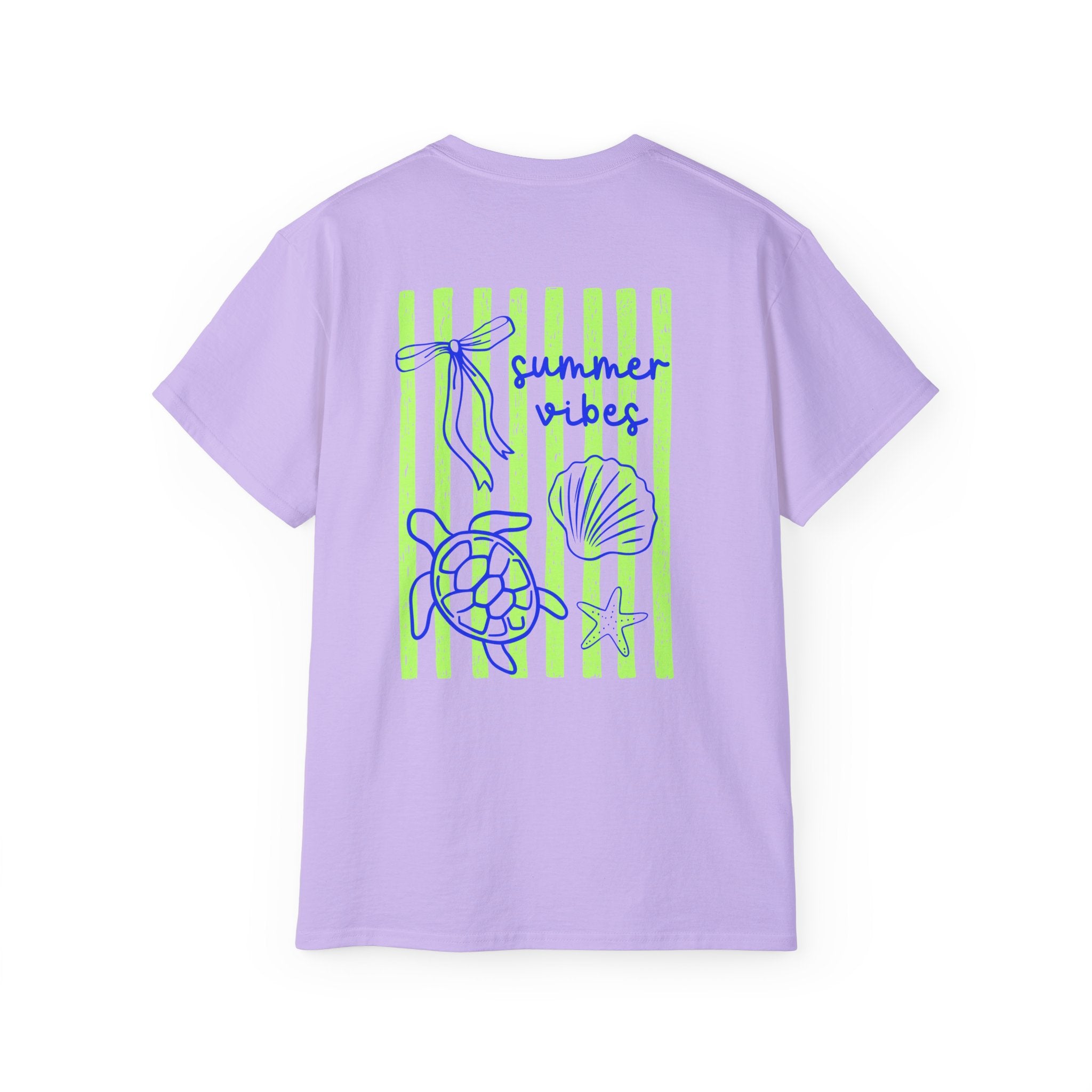Summer Vibes Sea Turtle Tee-Sunshine Collection