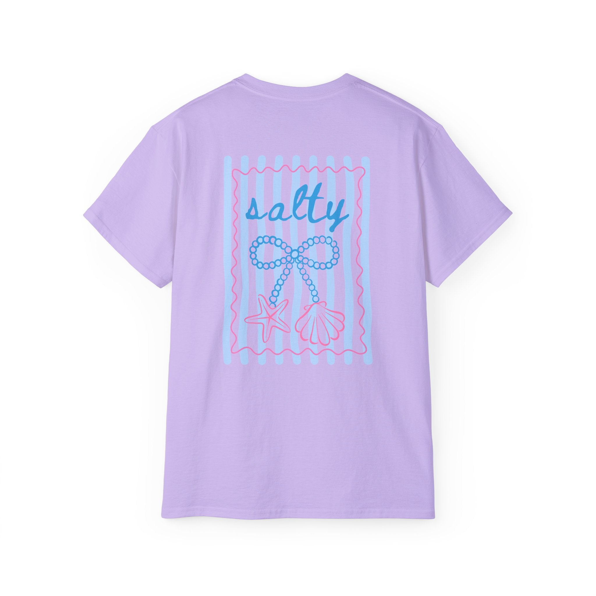 Salty Vibes Nautical Tee — Beach Rope & Starfish Graphic T-Shirt  Salty Girl Collection