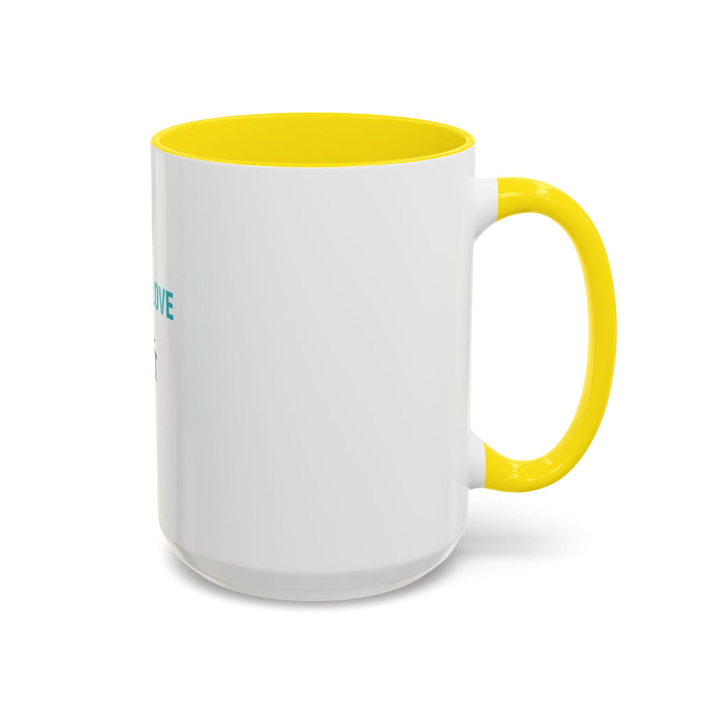 Peace • Love • Salt Accent Coffee Mug — Beach Wave Ceramic Cup (11/15 oz)