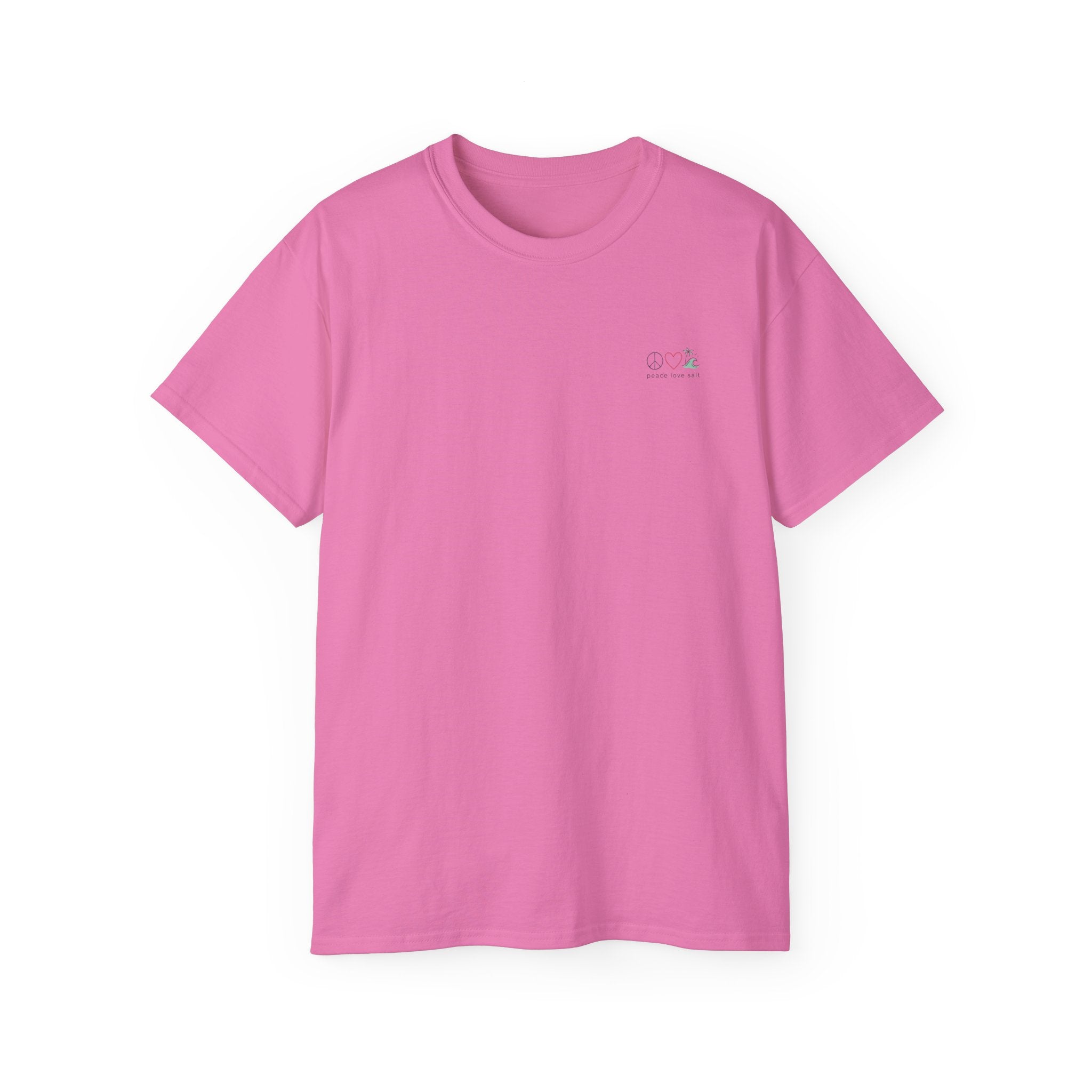 Palm Tree Tee — "PEACE Love & Salt" Beach Graphic T-Shirt Peace Love & Salt Collection