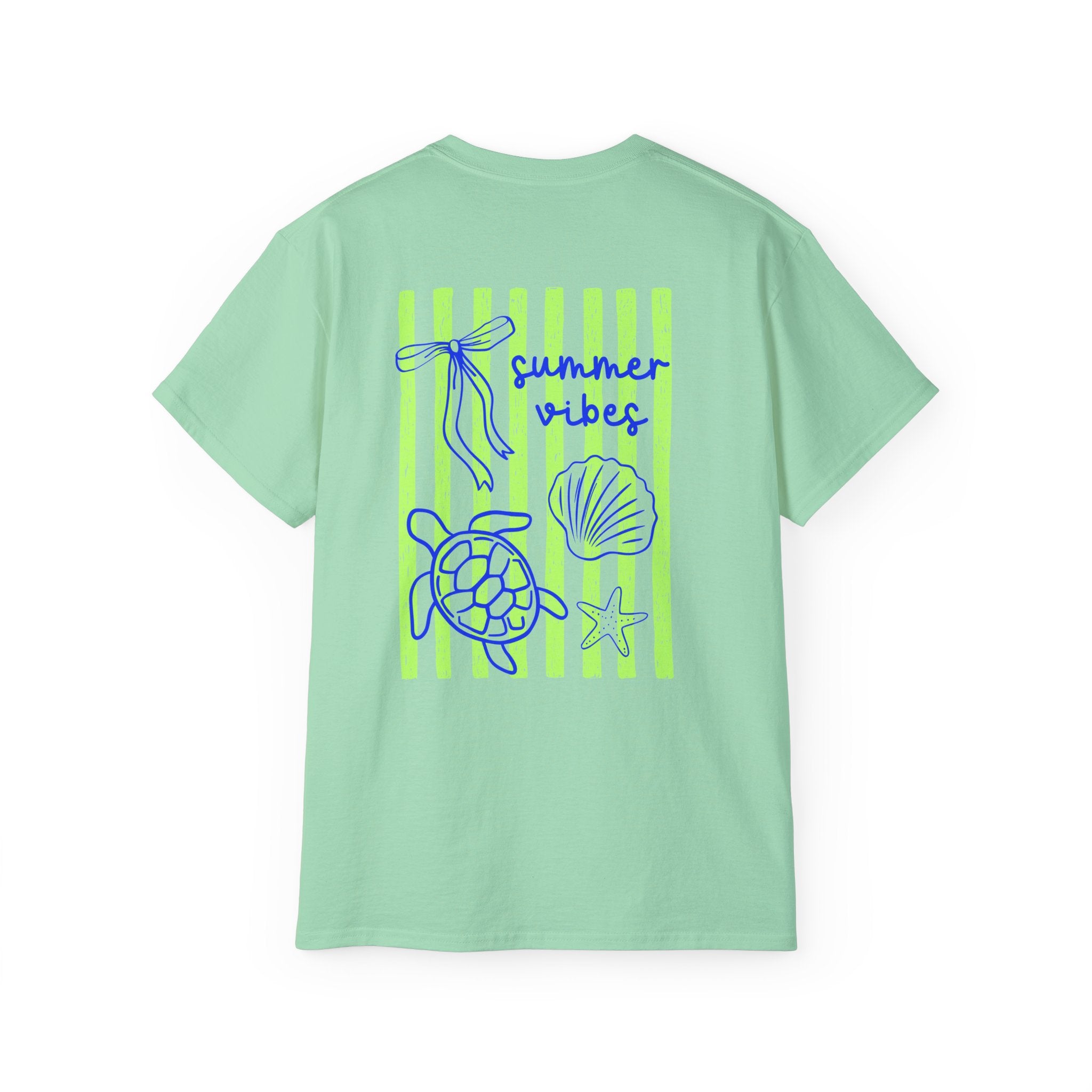 Summer Vibes Sea Turtle Tee-Sunshine Collection