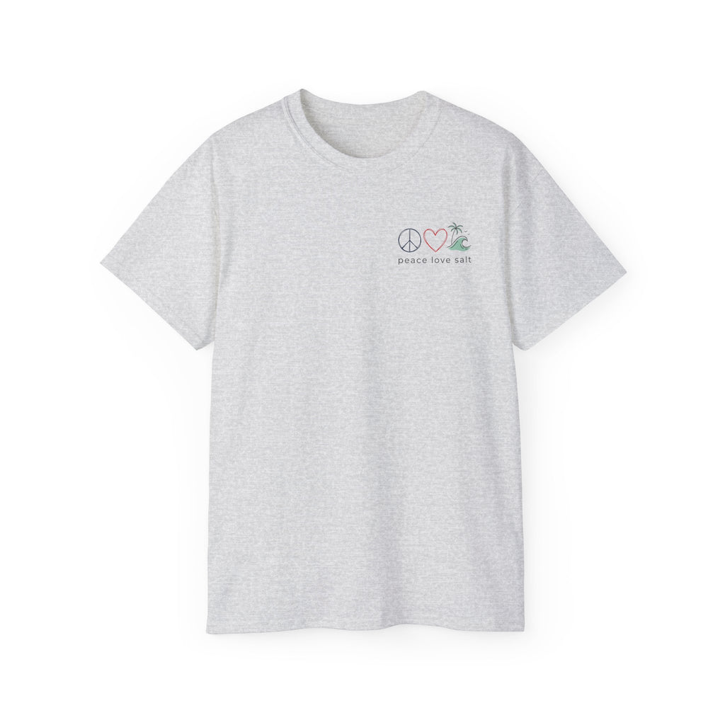 Beach Vibes Tee — "Meet Me at the Beach" Cotton T‑Shirt Salty Girl Collection