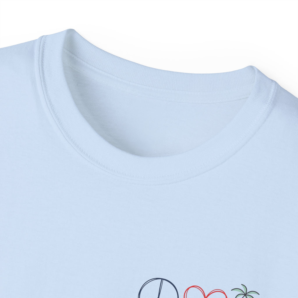 Beach Vibes T-Shirt — “Eat, Beach, Sleep, Repeat” Graphic Tee Salty Girl Collection