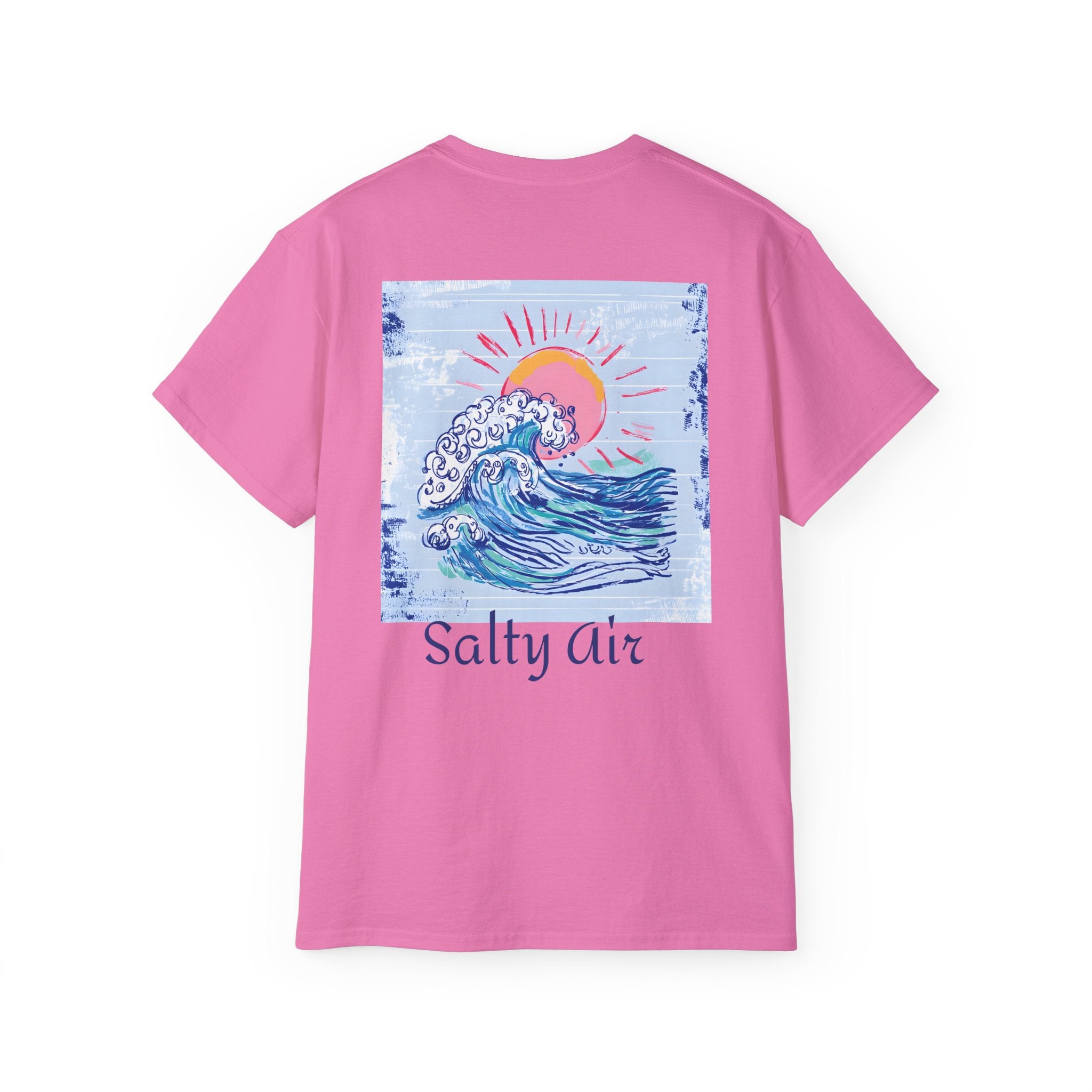 Salty Air Wave Tee — Beach Surf Graphic T-Shirt PLS Collection