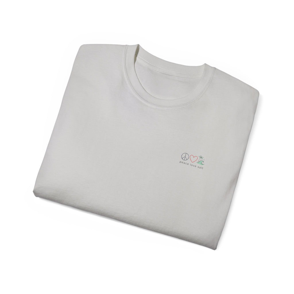 Salty Air Wave Tee — Beach Surf Graphic T-Shirt PLS Collection
