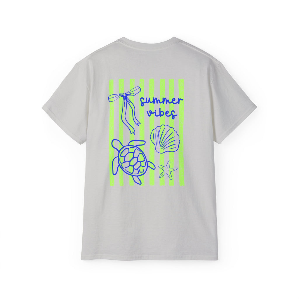 Summer Vibes Sea Turtle Tee-Sunshine Collection