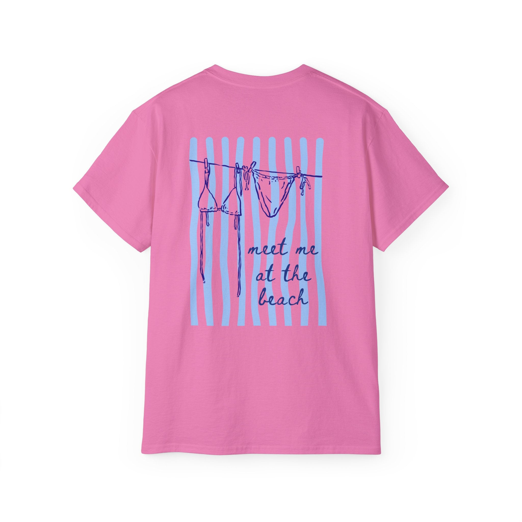 Beach Vibes Tee — "Meet Me at the Beach" Cotton T‑Shirt Salty Girl Collection