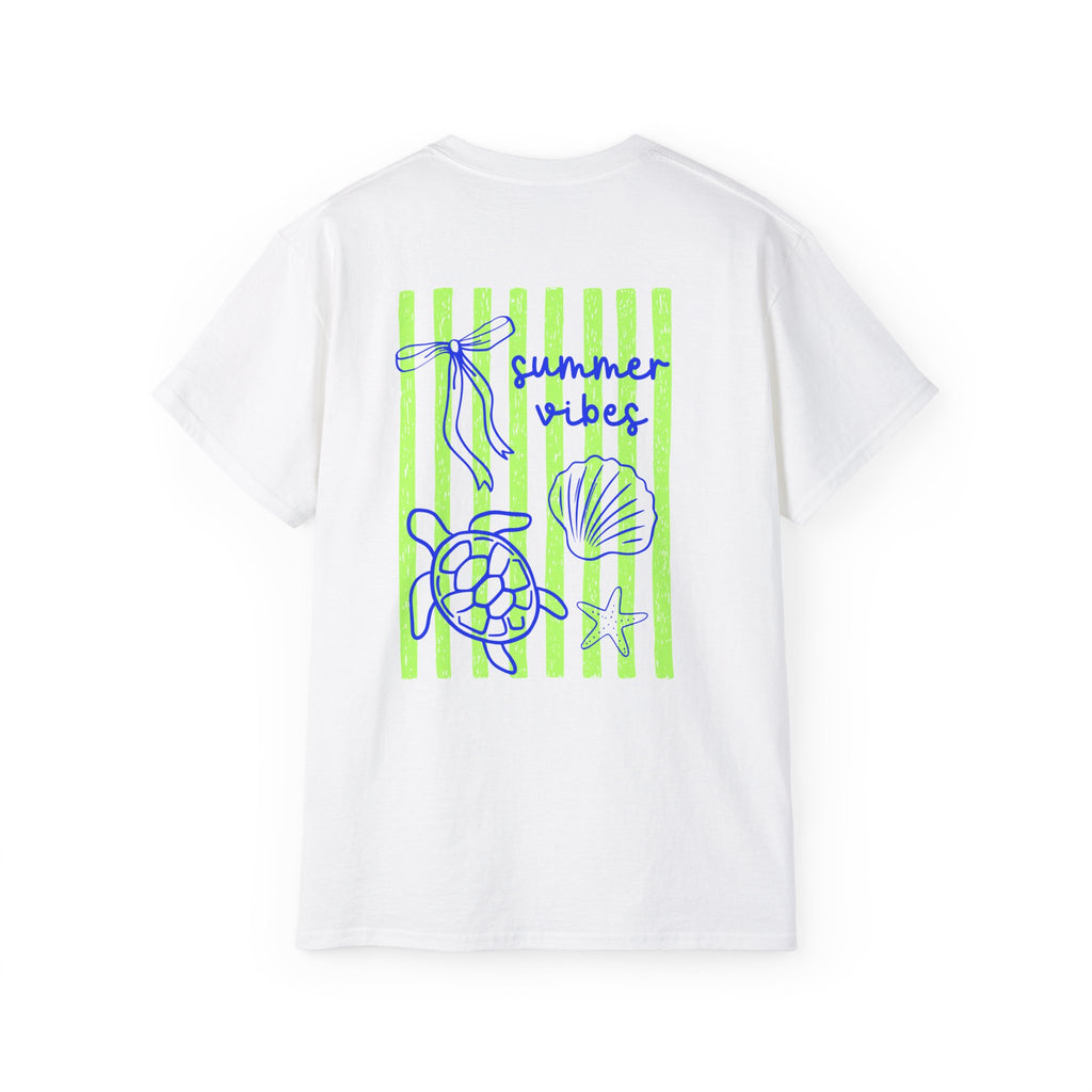 Summer Vibes Sea Turtle Tee-Sunshine Collection