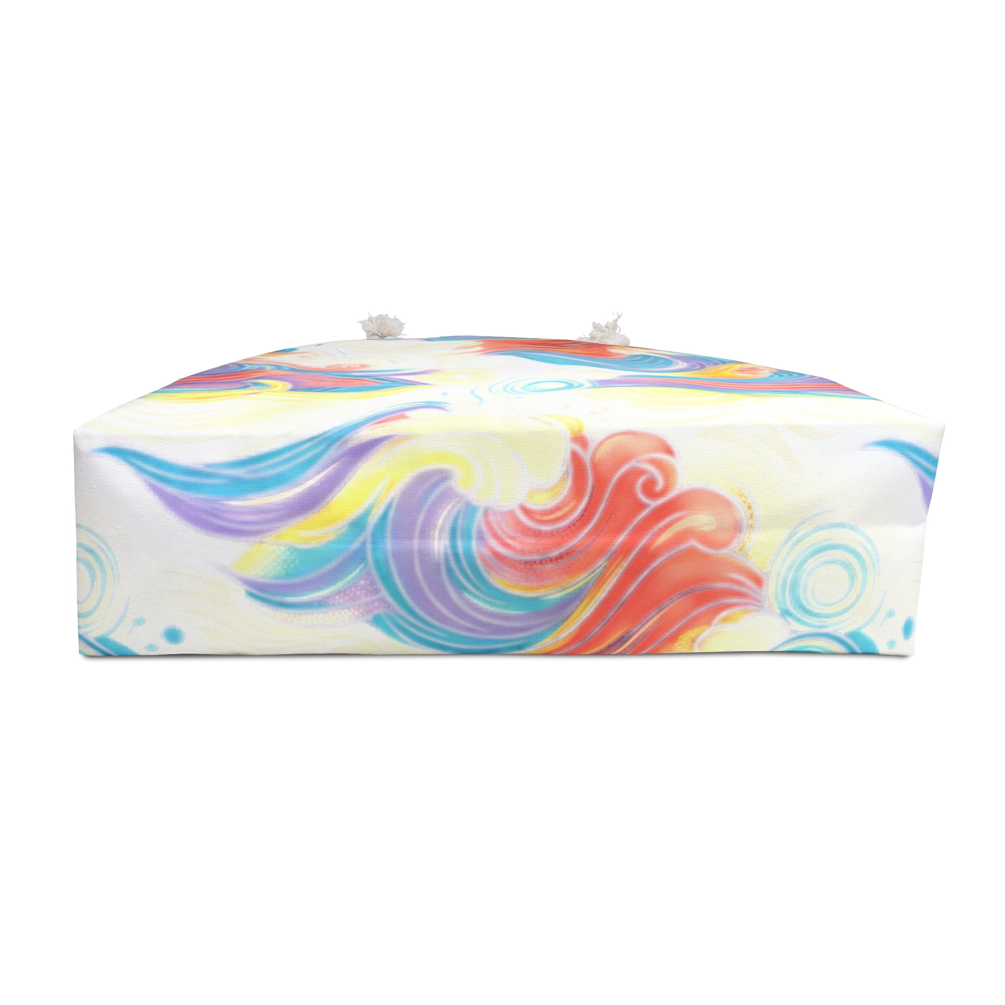 Colorful Swirl Weekender Bag — Vibrant Abstract Travel Tote
