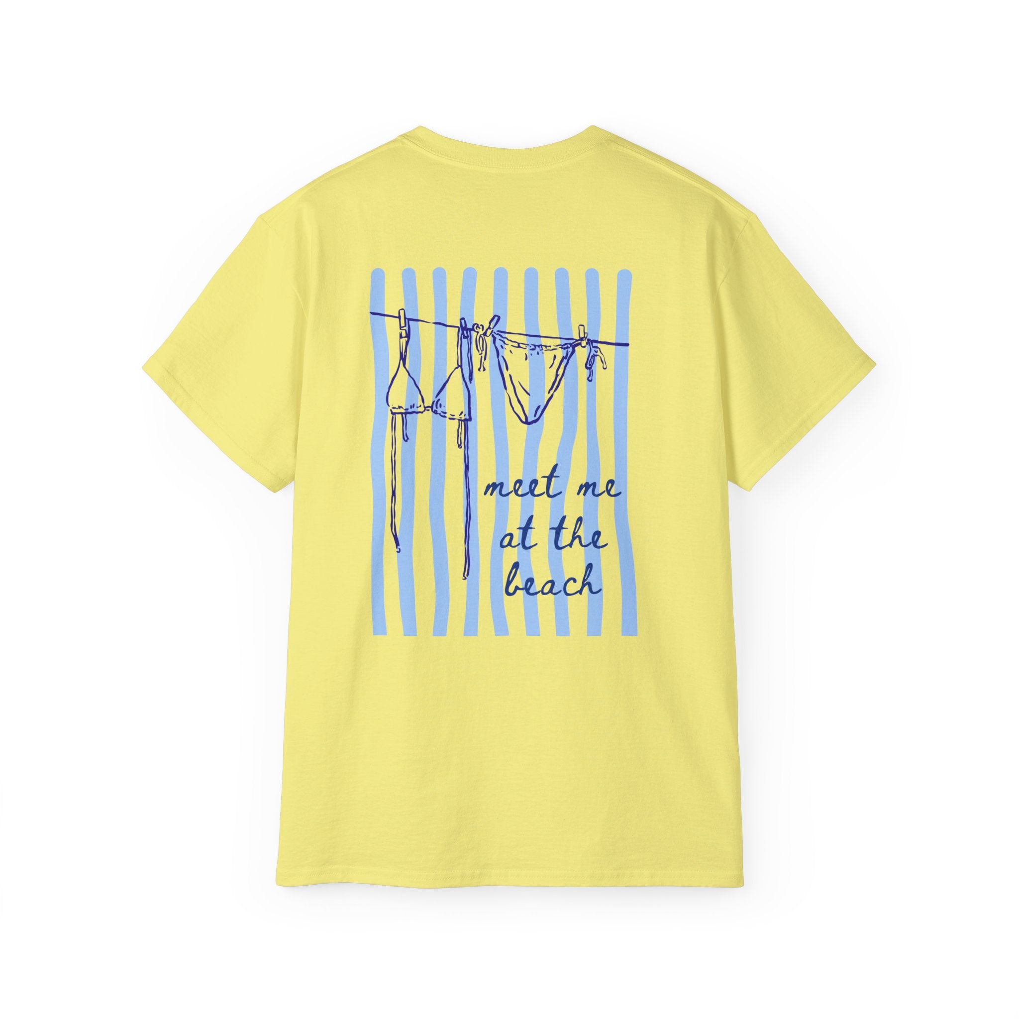 Beach Vibes Tee — "Meet Me at the Beach" Cotton T‑Shirt Salty Girl Collection