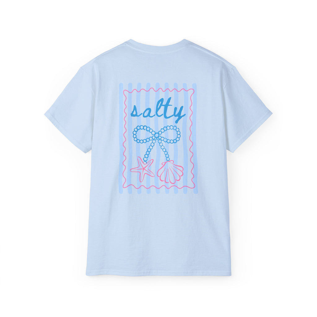 Salty Vibes Nautical Tee — Beach Rope & Starfish Graphic T-Shirt  Salty Girl Collection