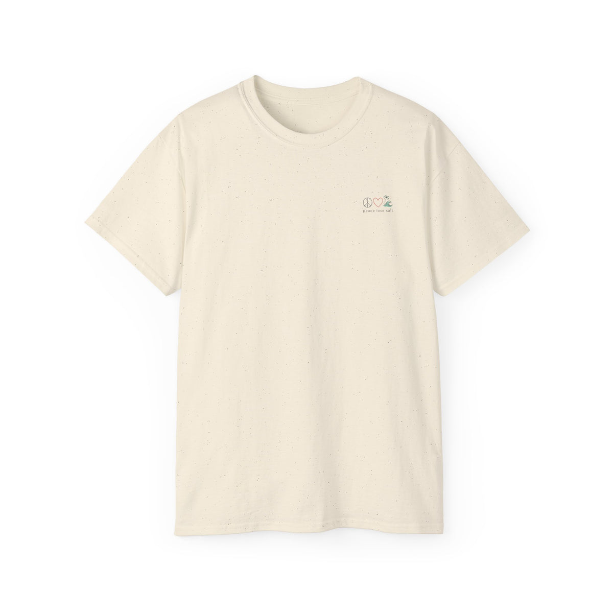 Palm Tree Tee — "PEACE Love & Salt" Beach Graphic T-Shirt Peace Love & Salt Collection