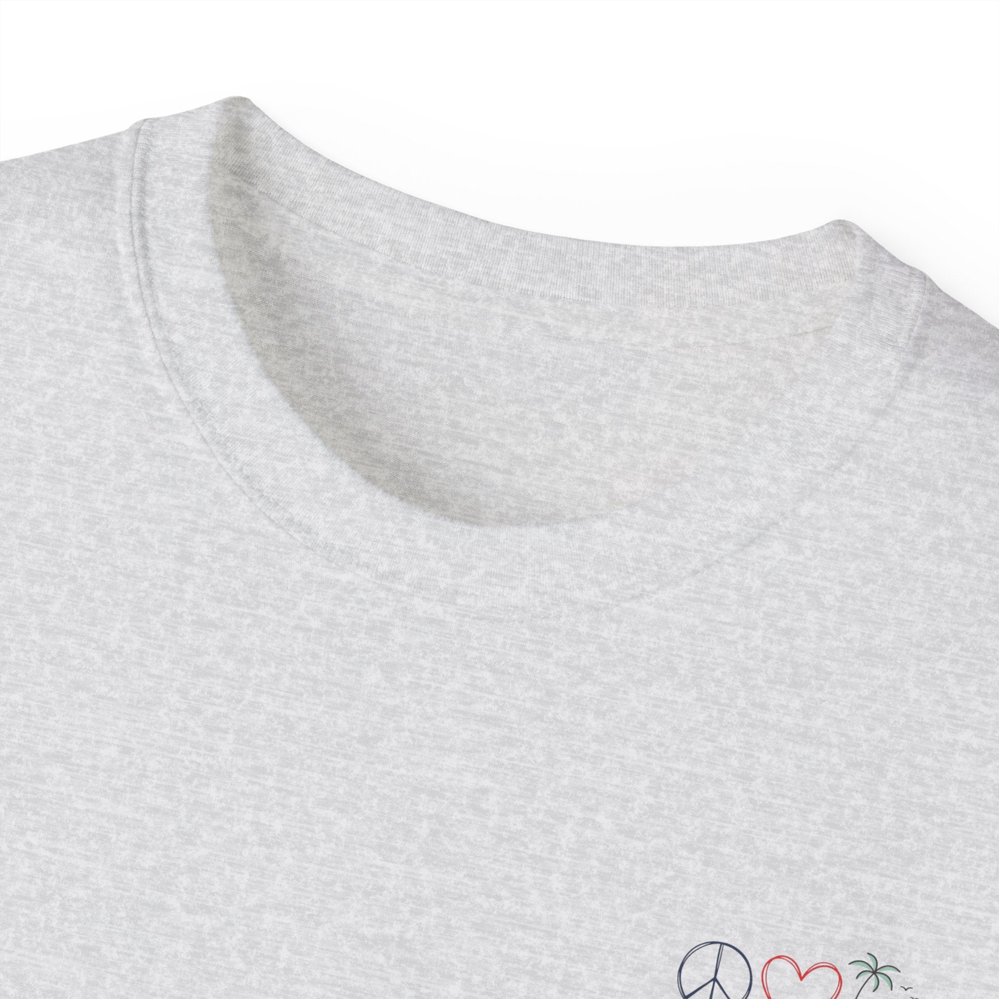 Sunset Wave Tee — Beach Graphic Cotton T-Shirt - Peace Love & salt Collection