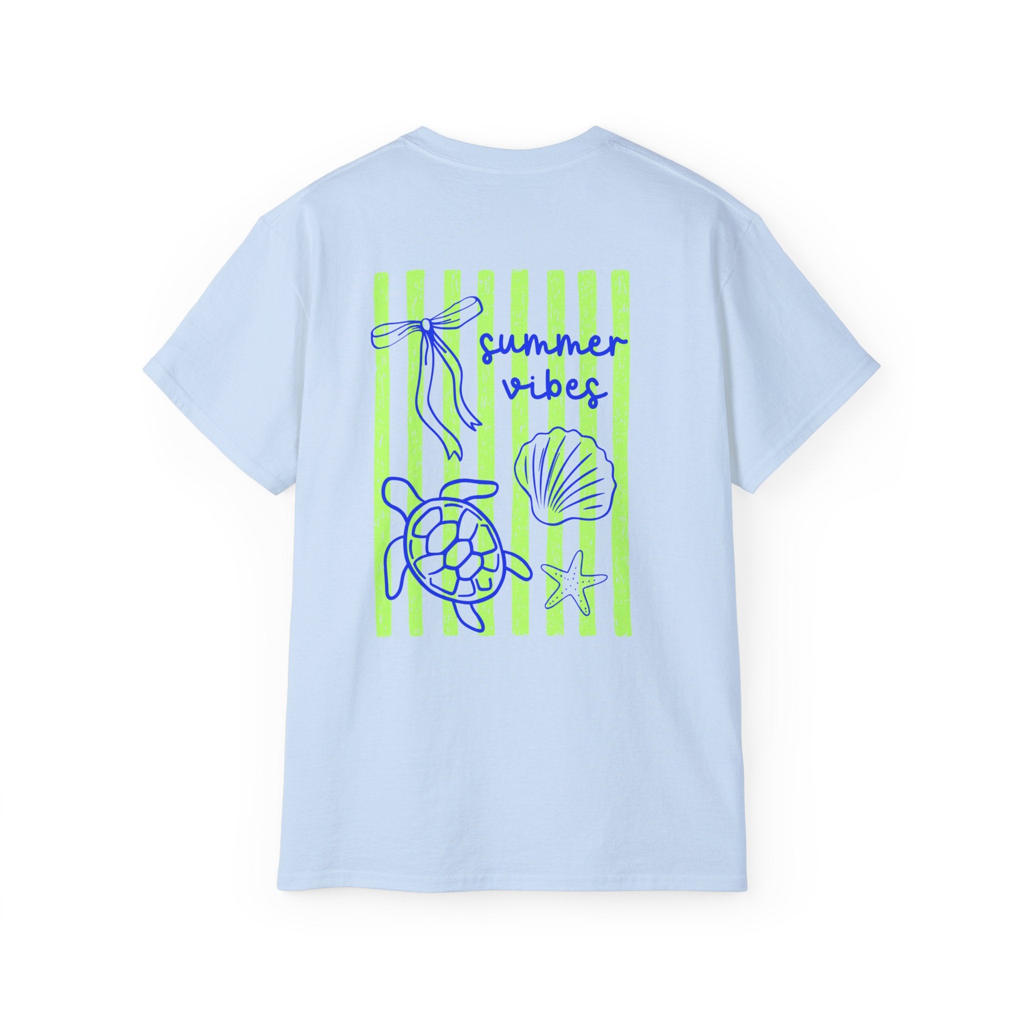 Summer Vibes Sea Turtle Tee-Sunshine Collection