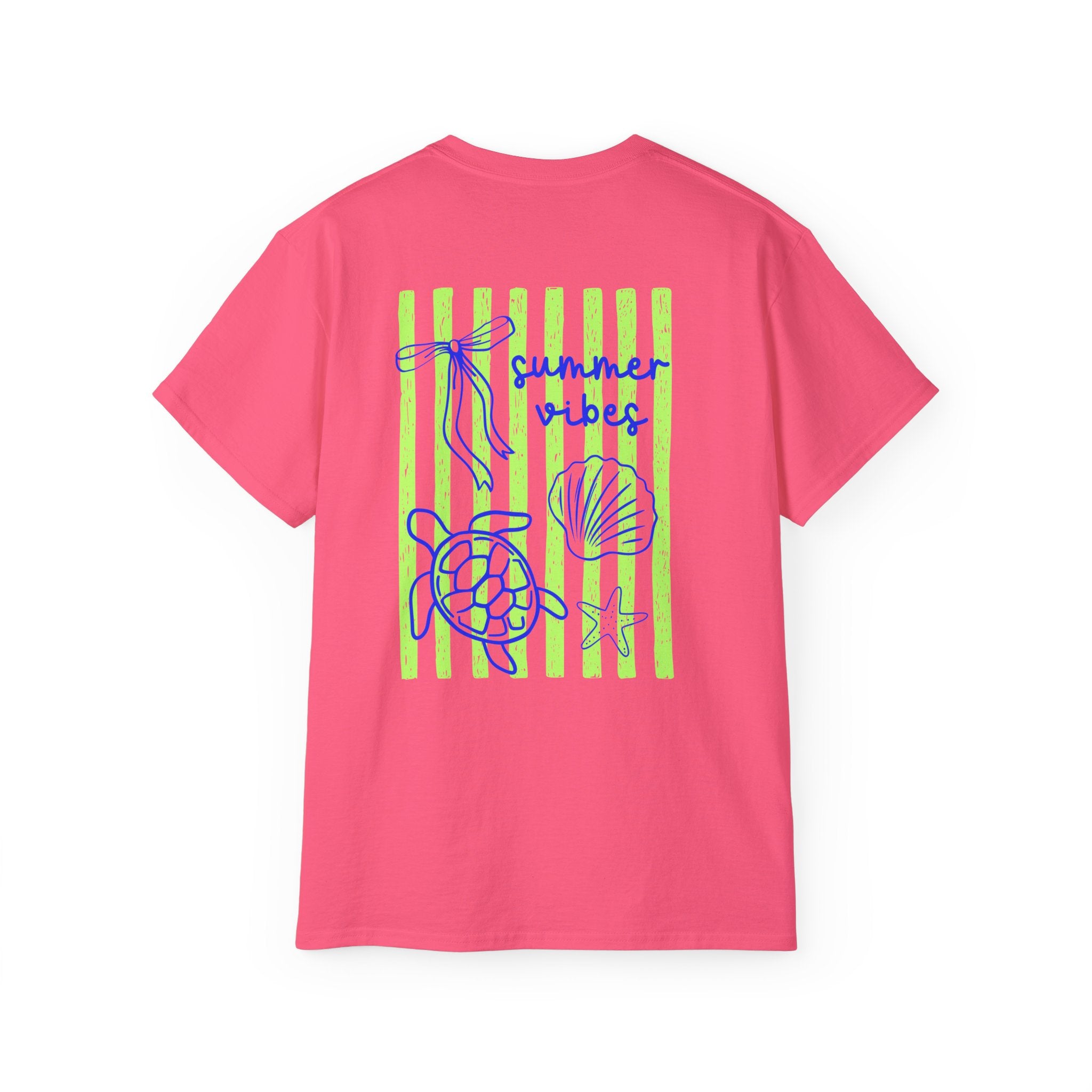 Summer Vibes Sea Turtle Tee-Sunshine Collection