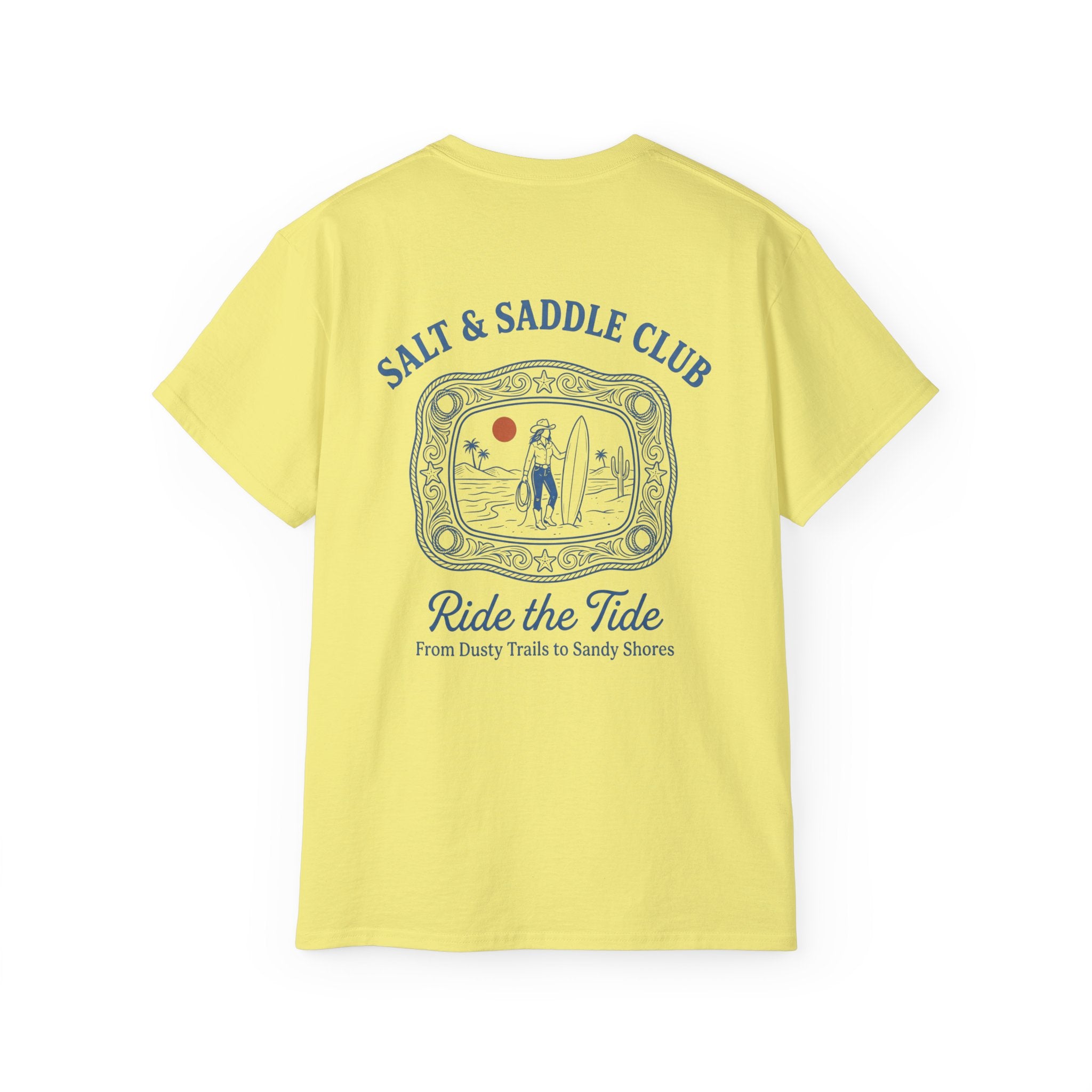 Salt & Saddle Club "Ride the Tide" Tee — Coastal Cowgirl