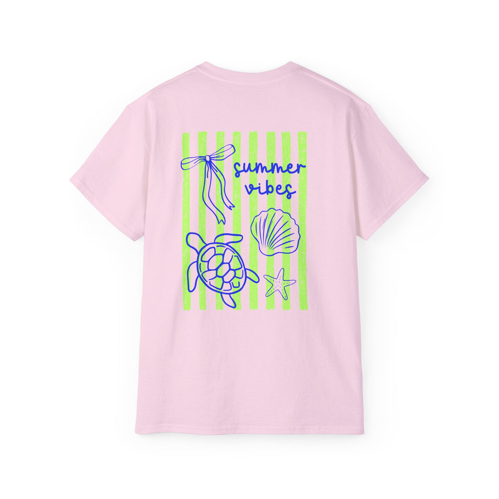 Summer Vibes Sea Turtle Tee-Sunshine Collection