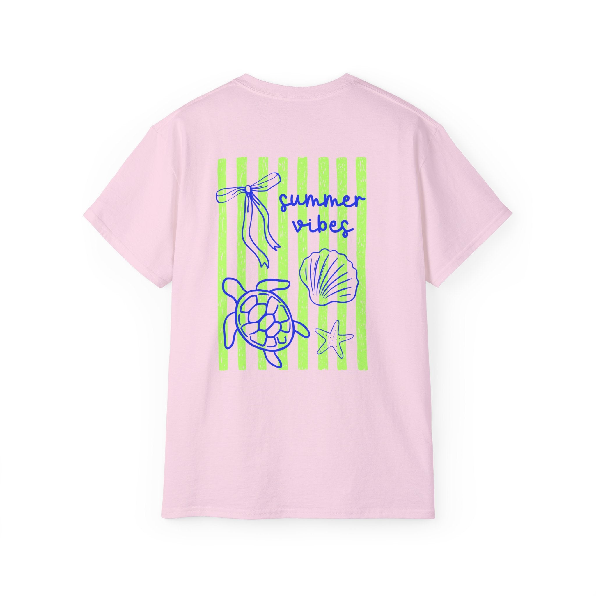 Summer Vibes Sea Turtle Tee-Sunshine Collection