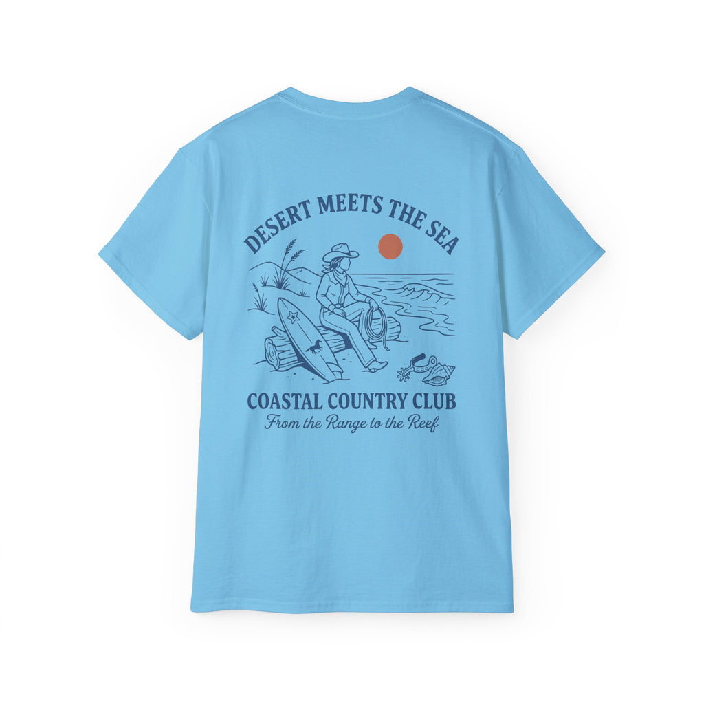 Desert Meets the Sea T-Shirt — Coastal Country Club Graphic Tee Coastal Cowgirl Collection