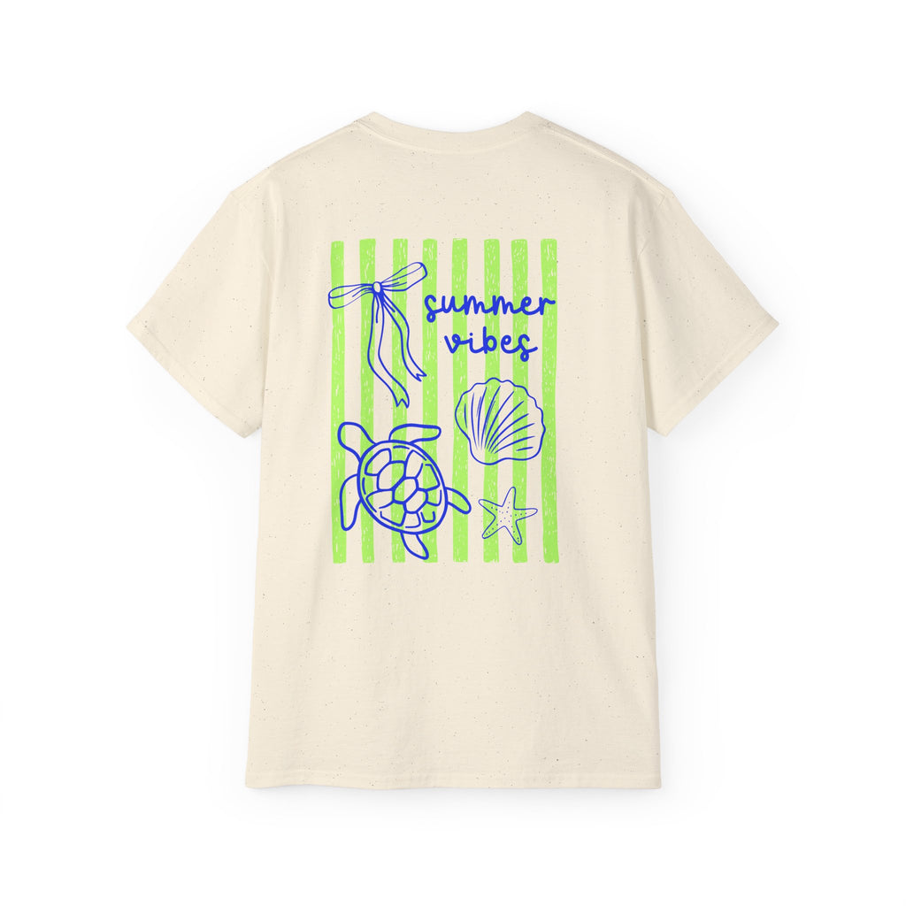 Summer Vibes Sea Turtle Tee-Sunshine Collection
